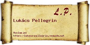 Lukács Pellegrin névjegykártya